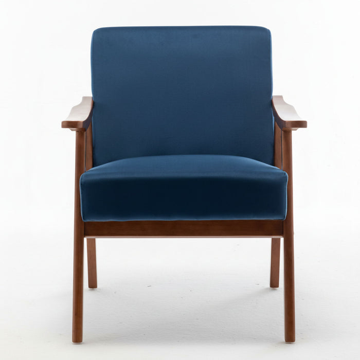 Accent Chair, Classic Mid Century Modern For Extra Seating