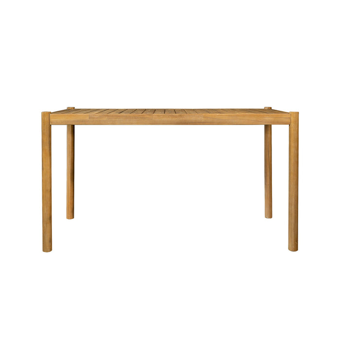 Classic Patio Dining Table, Acacia Wood - Light Teak