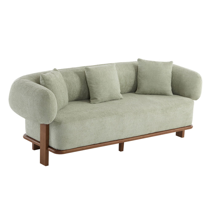 Modern Curved Arm Sofa