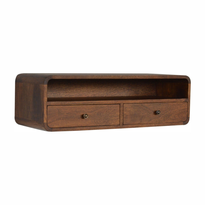 Floating Open Console - Chestnut