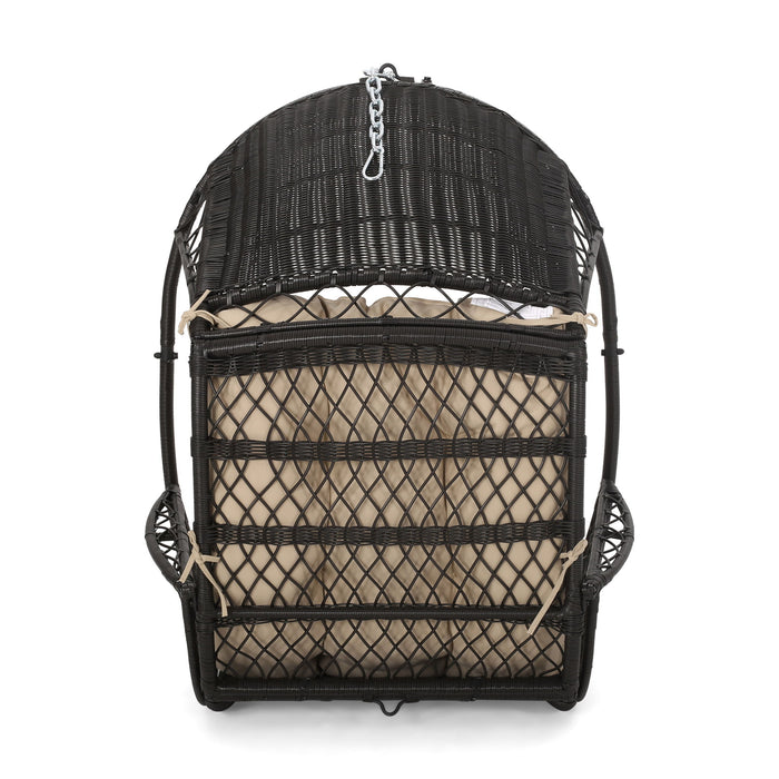 Malia - Wicker Hanging Chair With Cushion