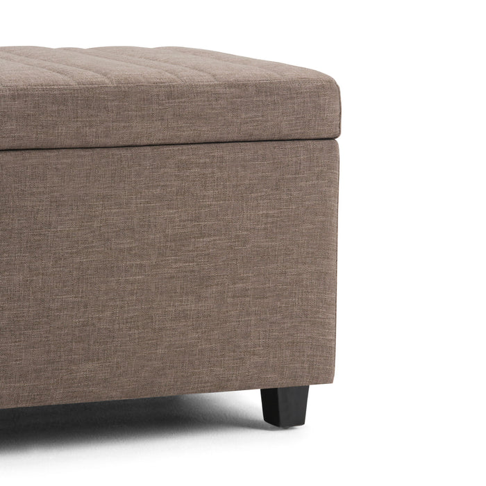 Darcy - Upholstered Storage Ottoman Bench
