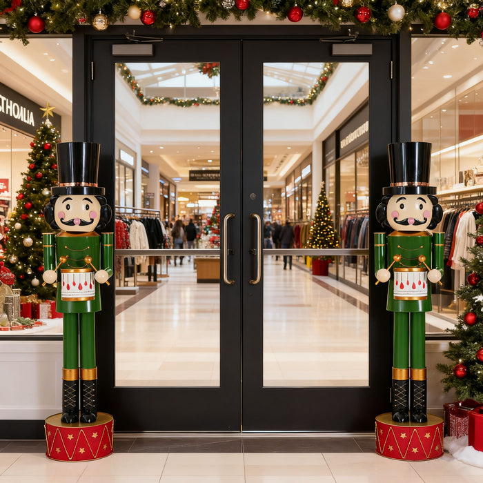 Nutcracker Holiday Decor - Green / Red