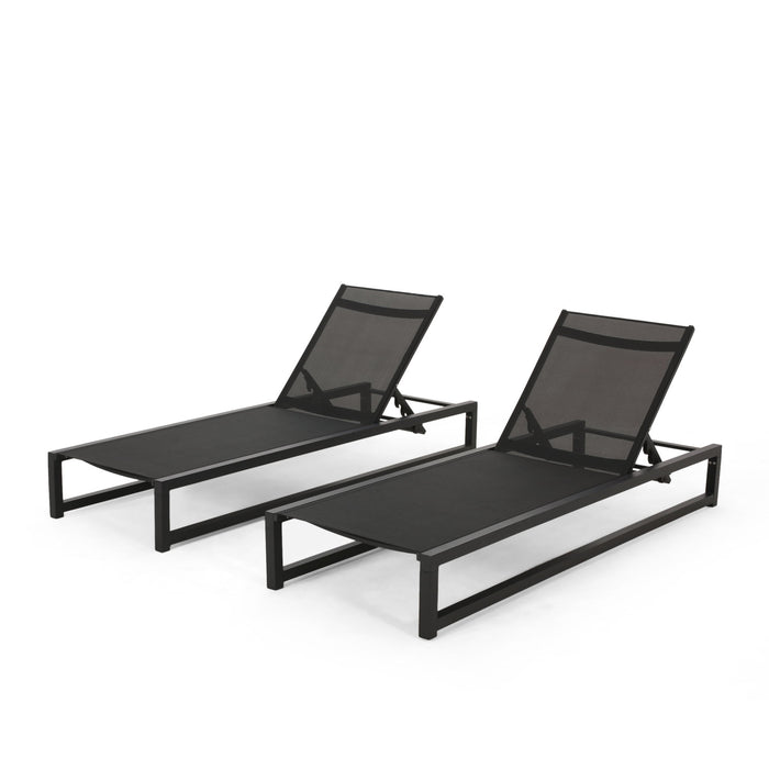 Venice - Classic Chaise Lounge With Adjustable Aluminum Frame