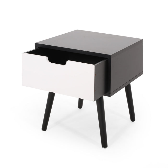 2 Toned Particle Board End Table