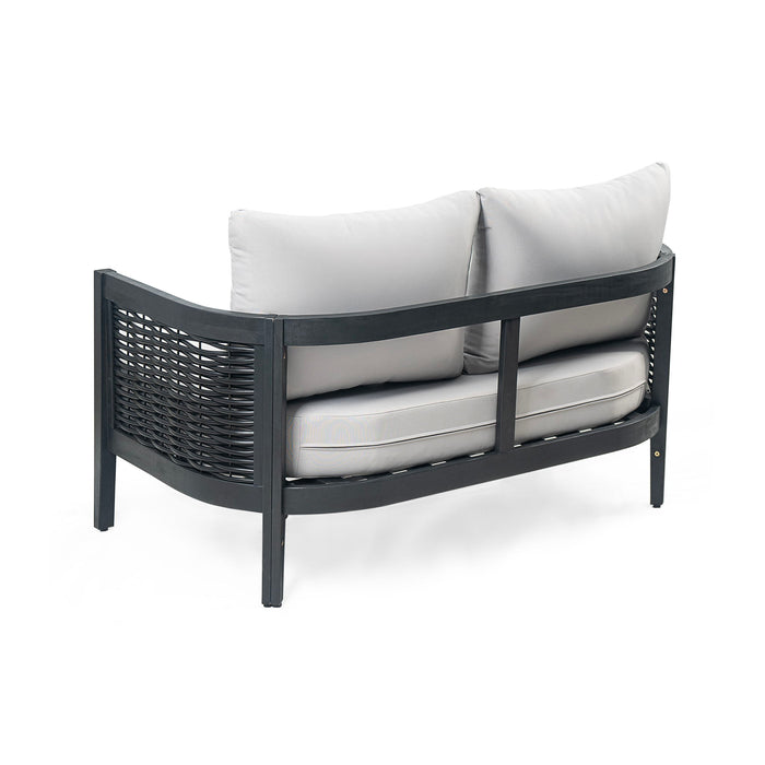 Outdoor Seating Group With Cushions And Coffee Table