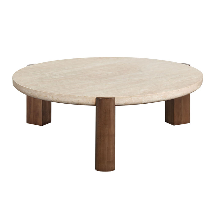 Leonardo - Coffee Table - Cream / Oak