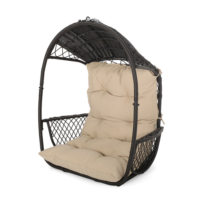 Malia - Wicker Hanging Chair With Cushion