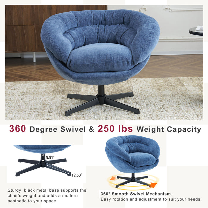Modern Chenille Office Chair With 360 Degree Swivel