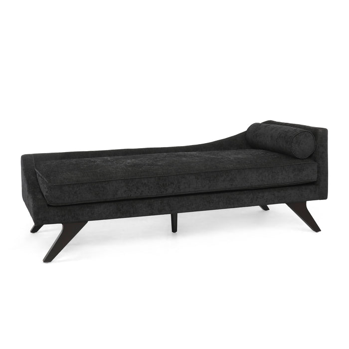 Etherealuxe - Chaise Lounge With Birch Splayed Legs