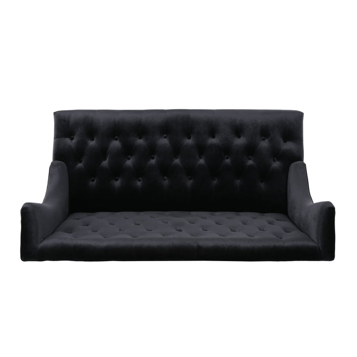 Nurturing - Upholstered Loveseat With Wing Back And Diamond Tufting