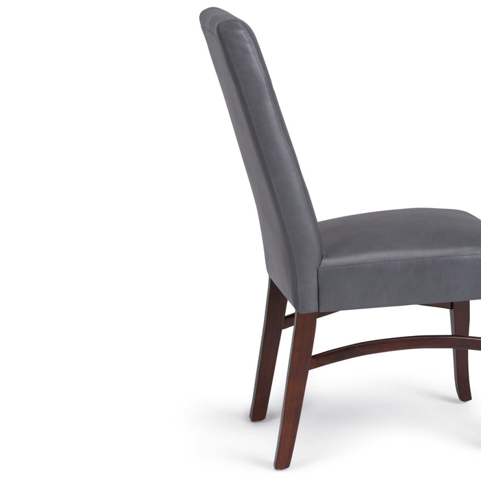 Ezra - Deluxe Dining Chair (Set of 2) - Stone Gray