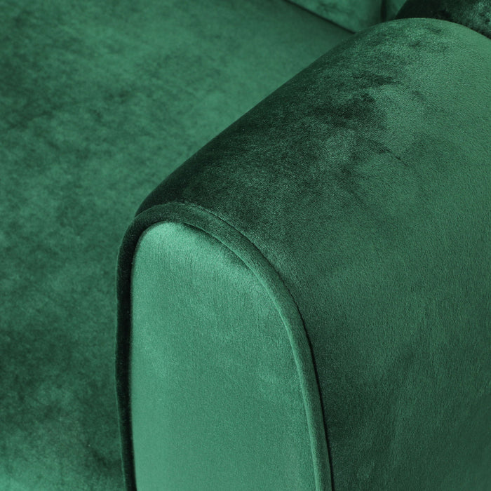 Miranda - Modern Glam Velvet 3 Seater Sofa