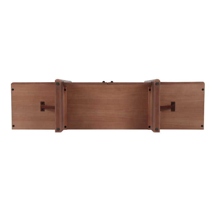 Govanny - Storage Sideboard With Adjustable Shelves & Rubberwood Legs - Espresso