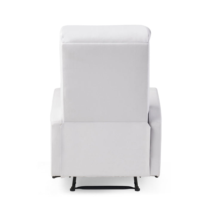 Contemporary Recliner Chair With Push Back Function