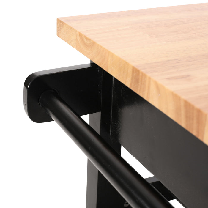 Contemporary Design Kitchen Cart With Wheels