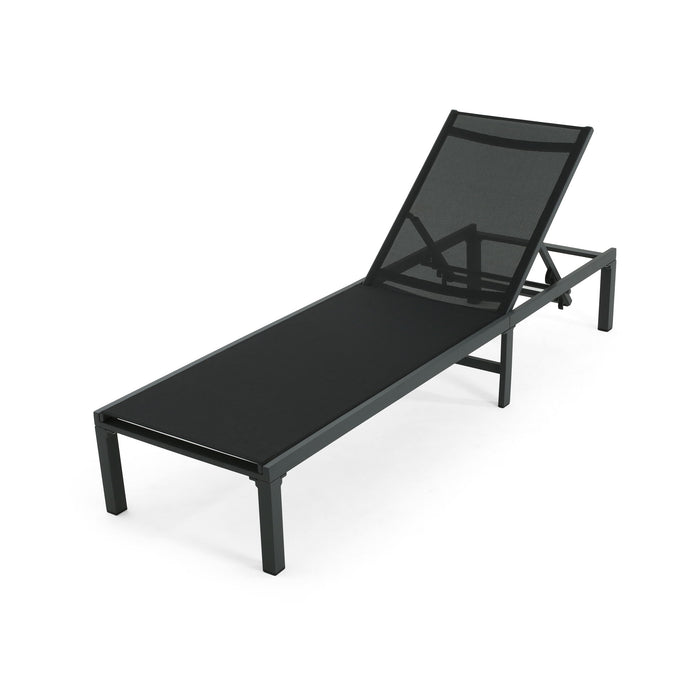 Westport - Outdoor Chaise Lounge (Set of 2) - Black