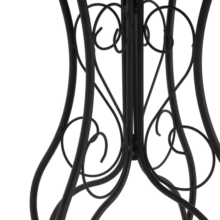 Colorful Outdoor Side Table With Ceramic Tile Top