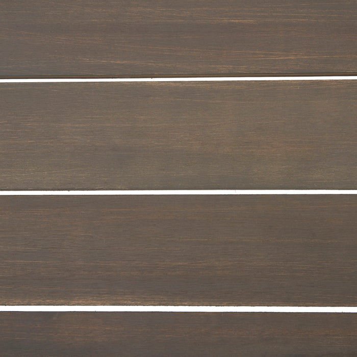 Avacyn - Outdoor Loveseat And Coffee Table Set With Cushions - Dark Gray