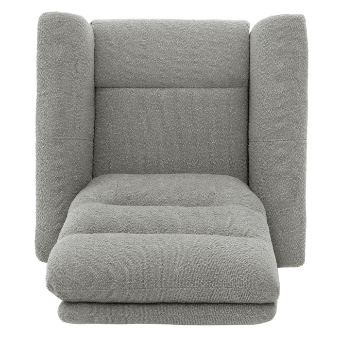 Manual Recliner Chair With 8 Point Massage And Swivel Function