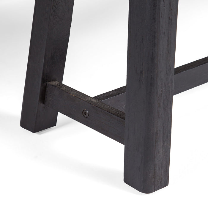 Cloud - Outdoor Bench With Acacia Wood Frame And Slat Panel Design