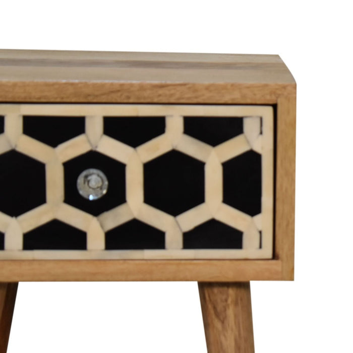 Inlay - Bone Inlay Drawer Nightstand