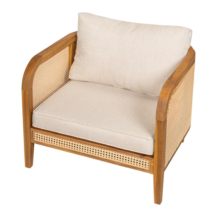 Kirkby - Bohemian Outdoor Patio Cushioned Arm Chair