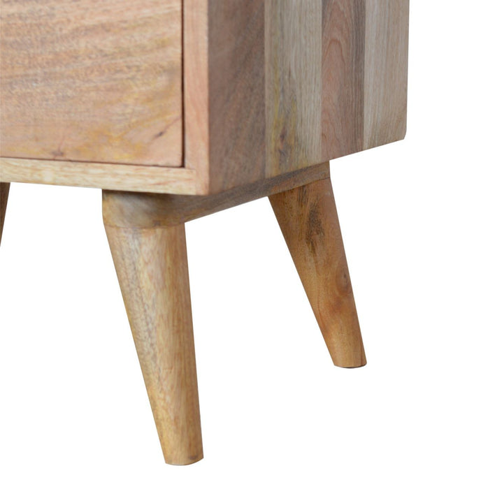 Inlay - Bone Gallery Back Nightstand - Brown