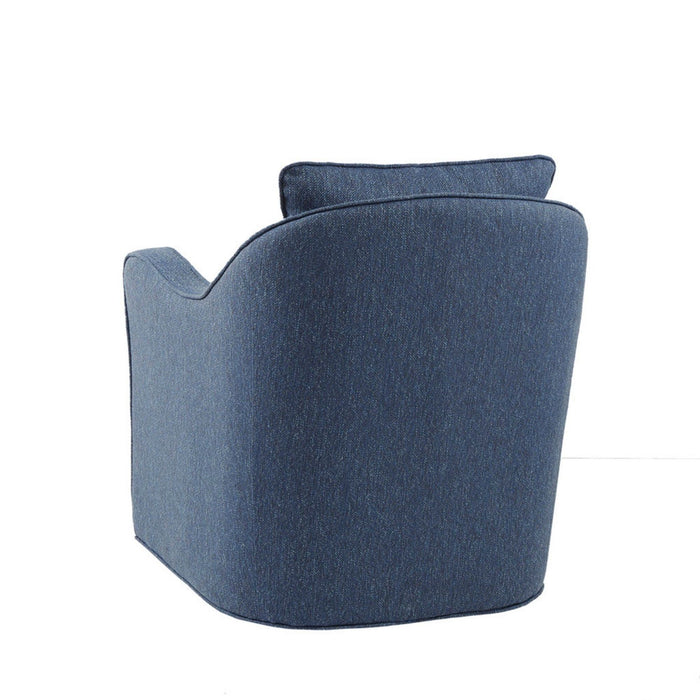 Wide Seat Arm Chair With 360 Degree Rotation