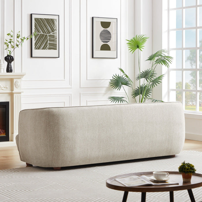Larisa - Mid-Century Modern Linen Sofa