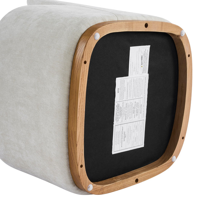 Indoor Upholstered Dining Chair (Set of 2) - Beige