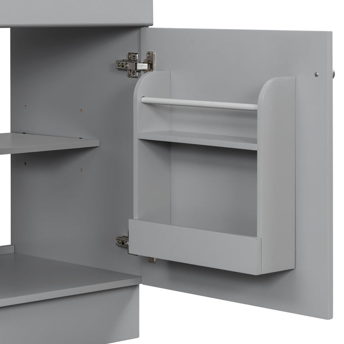 Bathroom Vanity With Sink, Cabinet With Adjustable Shelf