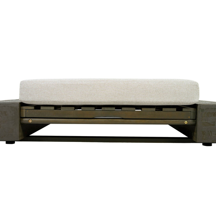 Outdoor Chaise Lounges With Water-Resistant Cushions, Adjustable Backrest