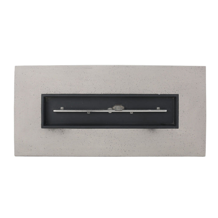 Modern Rectangle Fire Table 50, 000 Btu