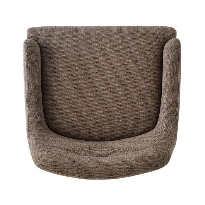 Modern Elegance Accent Chair With Curved Backrest
