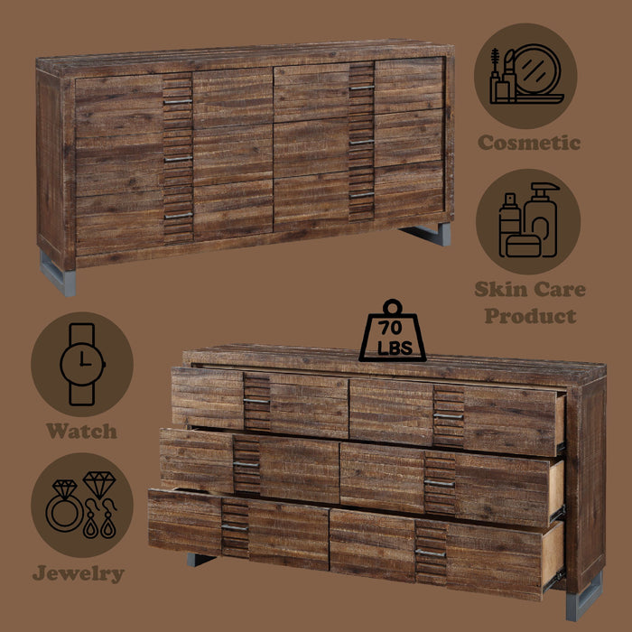 Andria - Reclaimed Dresser - Oak