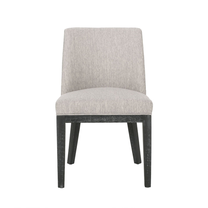 Modern Dining Chair With Durable Fabric Upholstery And Sturdy Wooden Frame (Set of 2)