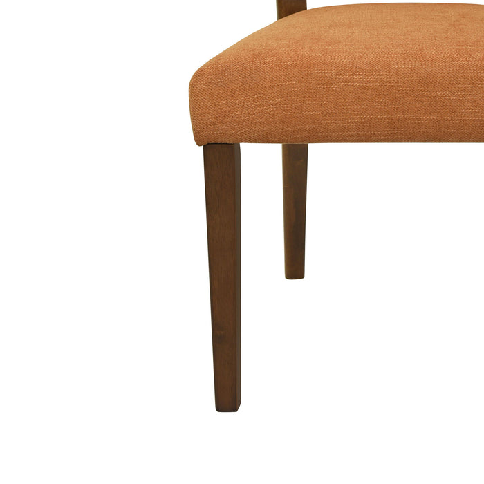 Mid Century Rattan Dining Chair Without Arms Set