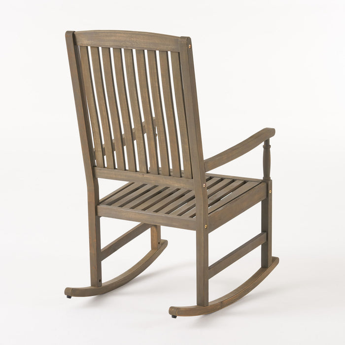Outdoor Rocking Chair - Gray