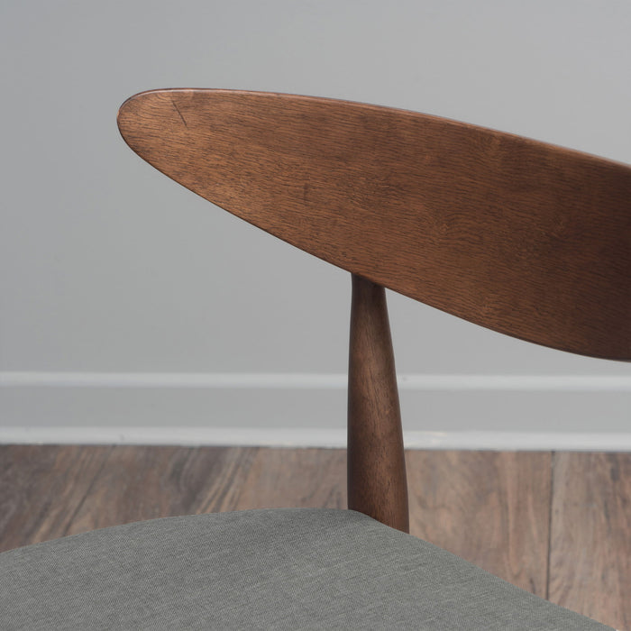 Retro Dining Chairs With Ergonomic Back (Set of 2)