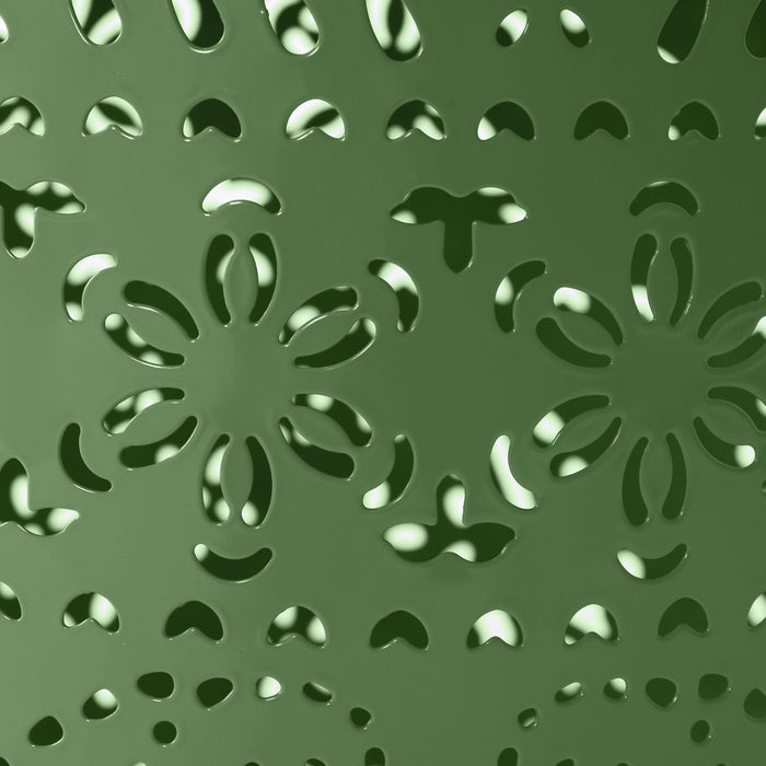 12" Outdoor Lace Cut Side Table