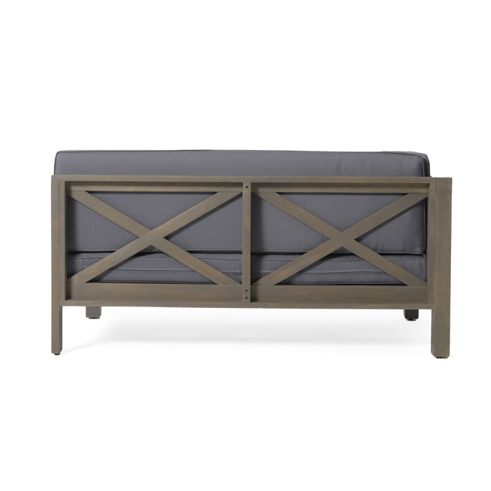 Brava - X Back Corner Bench