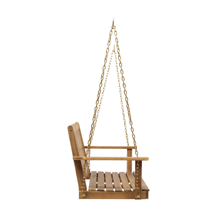Tambora - Porch Swing Acacia Wood Slat Design