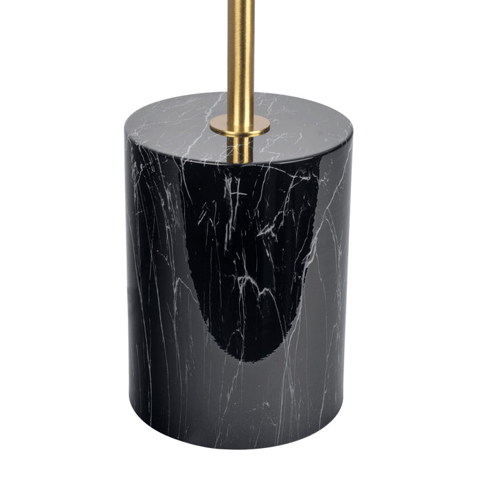 Nova - Hydro Table Lamp With On / Off Switch Double Lamp - Black / Gold / Marble