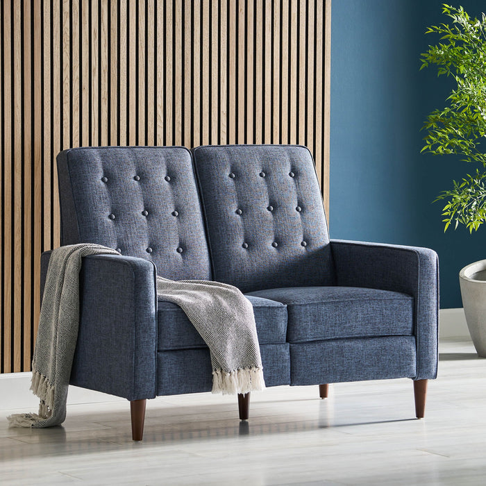 Manville - Contemporary Tufted Loveseat Pushback Recliner