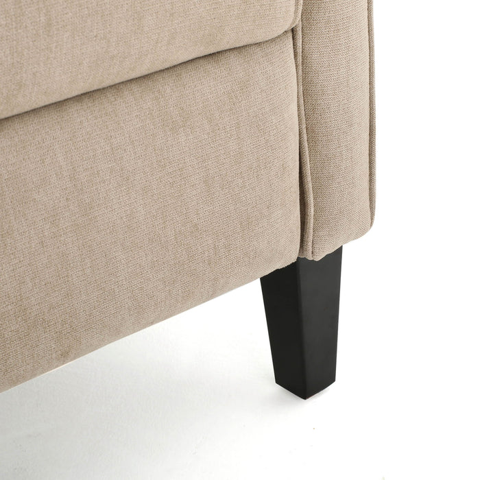 Minimalist Design Fabric Push Back Chair