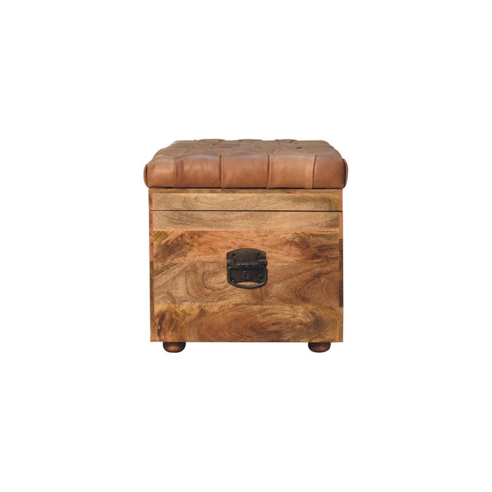 Buffalo - Leather Storage Trunk