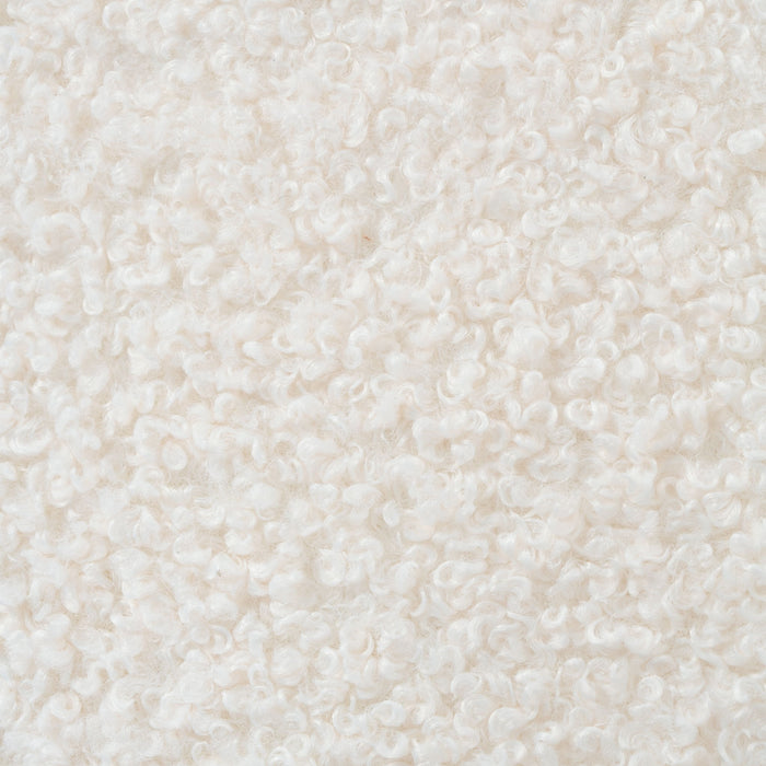 Mid-Century Modern Barrel Accent Chair, Upholstered Kitchen & Dining Room Chairs With Arms, Teddy Velvet Boucle Accent Chairs Side Chairs For Kitchen Living Room Bedroom - White