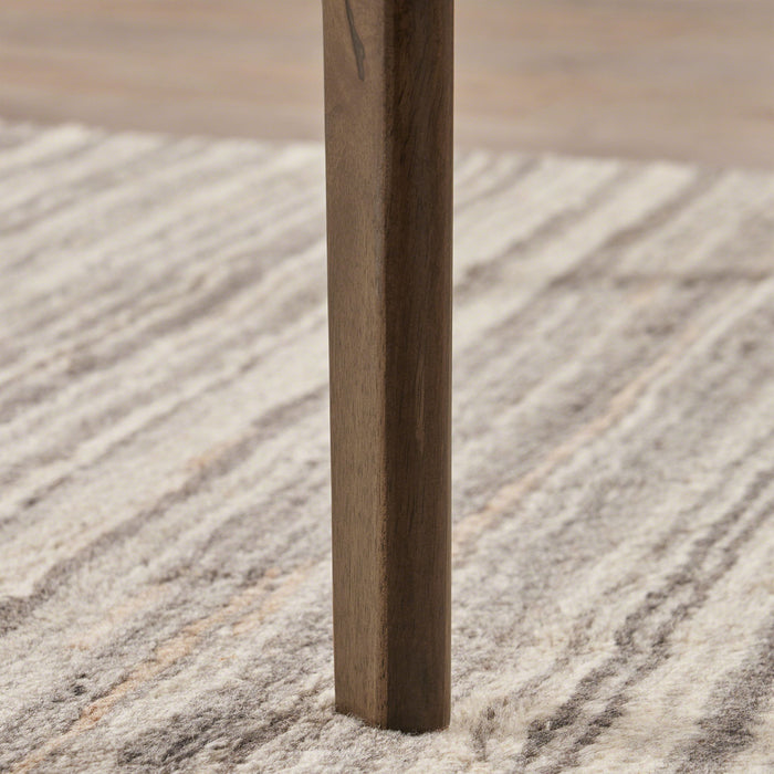 Jesse - Mid Century Style Dining Table With Minimal Details - Walnut