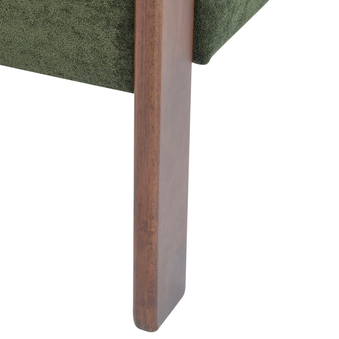 Modern Upholstered Accent Arm Chair With Barrel Back Design